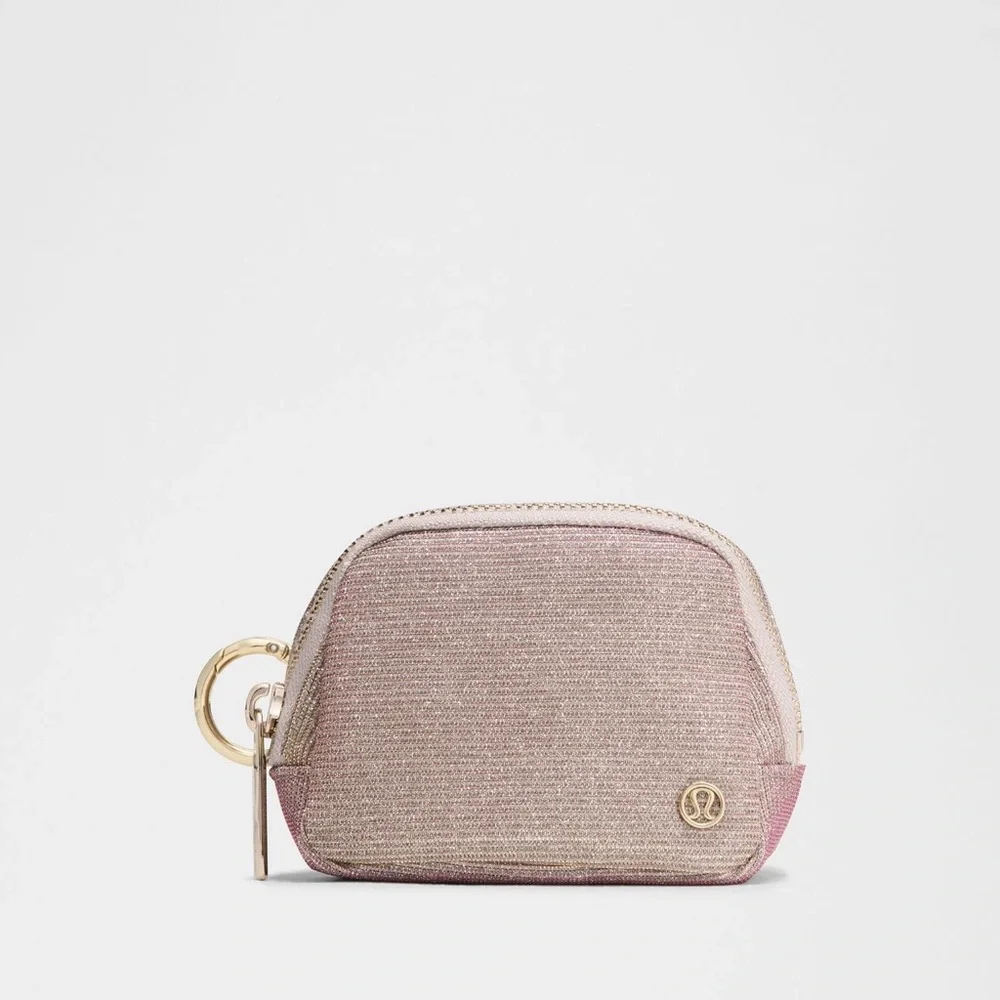 lululemon Everywhere Belt Bag Nano Glitter Pink Champagne Muse Gold NWT